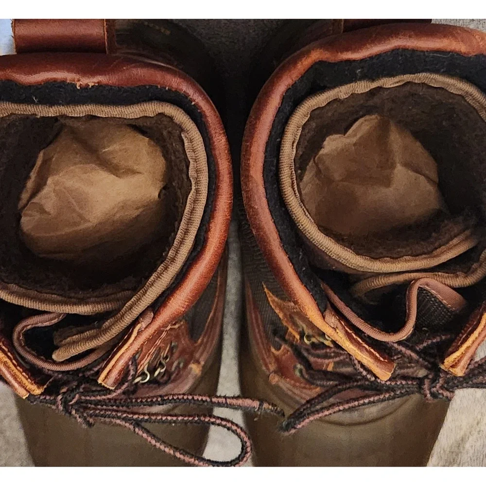 Red Ball Boundary Steel Shank Duck Boots Men 12 Excellent Vintage Union Made USA